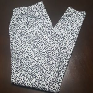 *Donating Soon*  Zebra Print Jeggins Size M